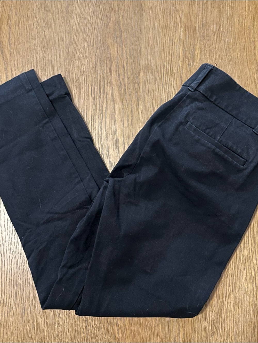 Women’s Loft Classic Black Chino Work Pants
